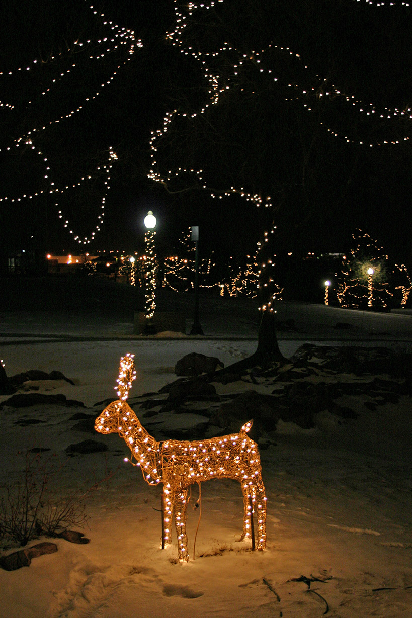 deer light up christmas decorations for winter wonderland