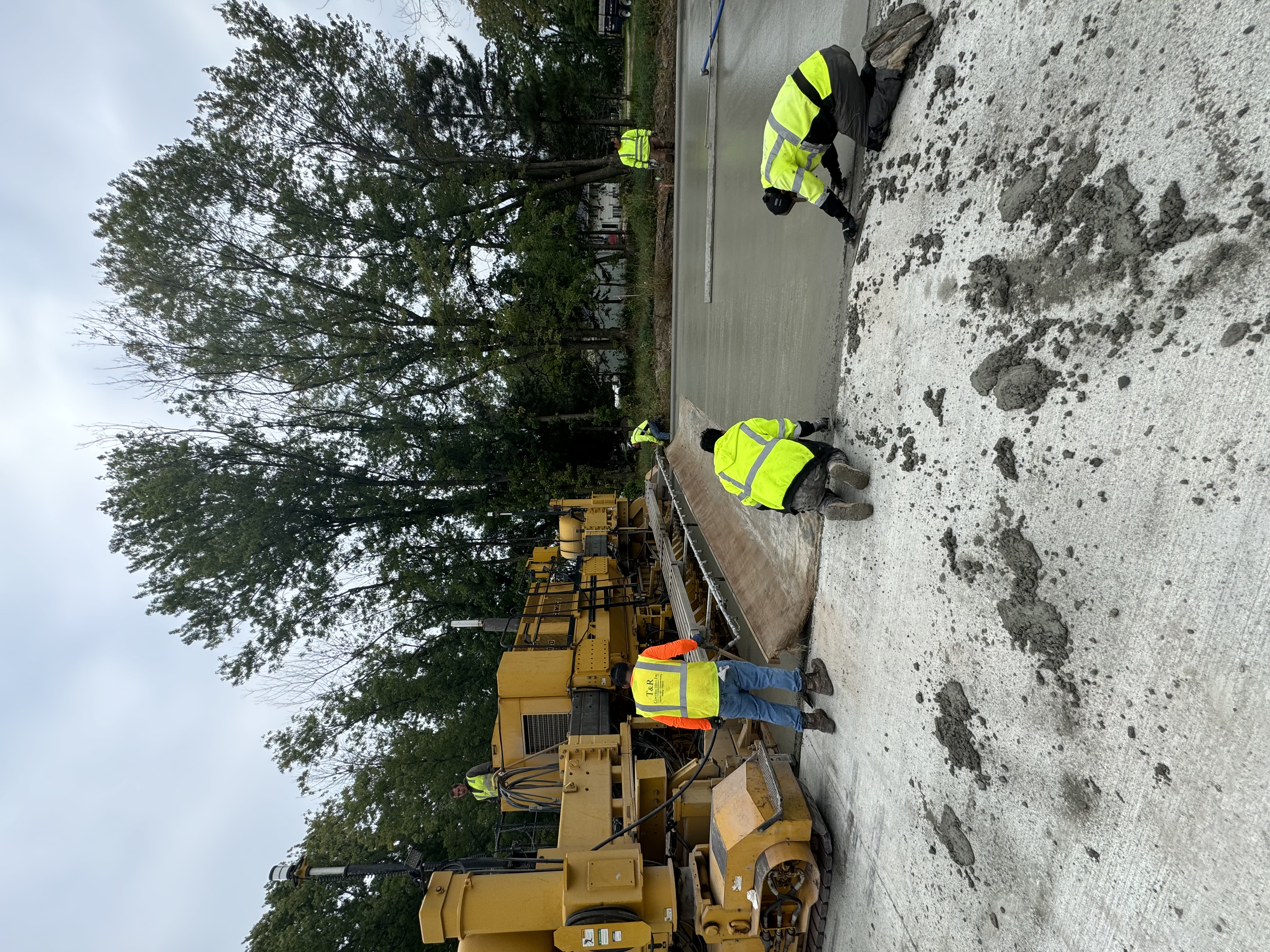 Paving at 85th