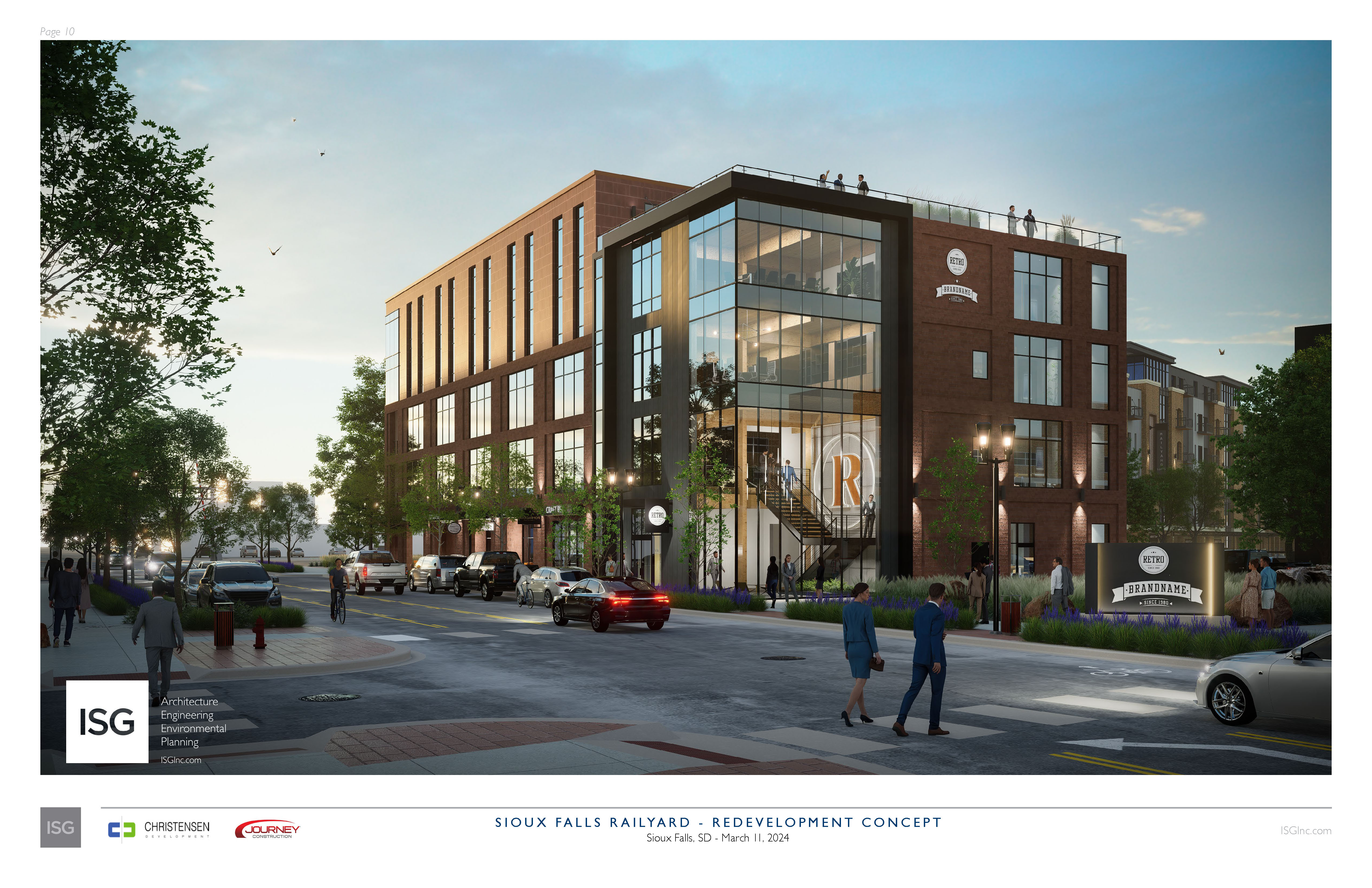 Architecture rendering showing new development near 8th Street and Weber Avenue